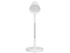 Lampe de bureau q-connect abs tactile 6w 32 led cct 3000k-6300k 360lm e=1000lux coloris blanc