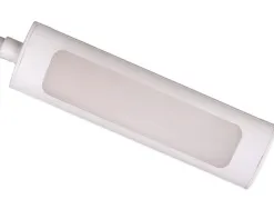 Lampe de bureau unilux led nelly sans fil batterie cable usb 400 lumen classe energetique a coloris blanc