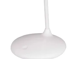 Lampe de bureau unilux led nelly sans fil batterie cable usb 400 lumen classe energetique a coloris blanc