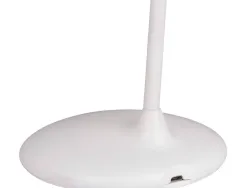 Lampe de bureau unilux led nelly sans fil batterie cable usb 400 lumen classe energetique a coloris blanc