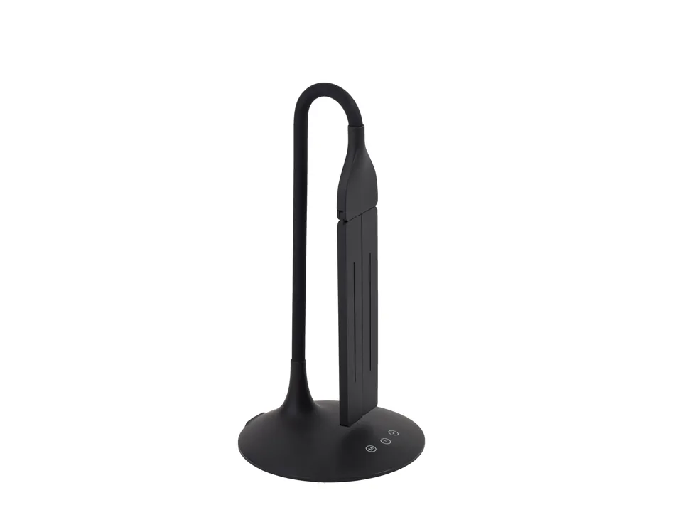 Lampe led alba 2 tetes orientables sans fil transportable longueur 27cm base diam. 17cm bras 36cm