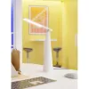 Lampe led alba sans fil transportable hauteur 42cm tete 35x4cm base diam. 30cm coloris blanc