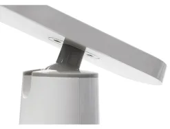 Lampe led alba sans fil transportable hauteur 42cm tete 35x4cm base diam. 30cm coloris blanc