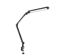 Lampe led cep fixation a poser ou a pince temp couleur 3000k/5700kg lumen 600lm hauteur 49cm coloris noir