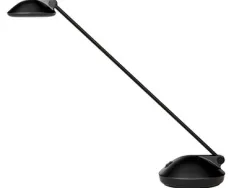 Lampe unilux jokerled 2.0 module led interchangeable interrupteur socle 2 intensités coloris noir