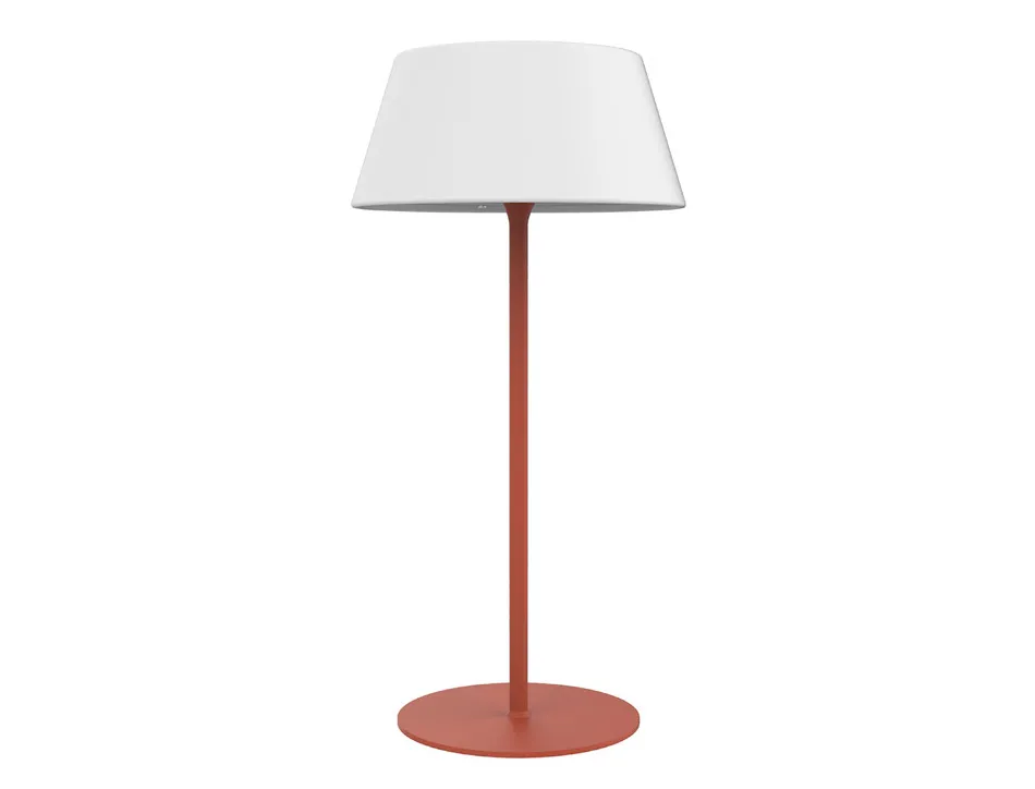 Lampe unilux loompa led 35cm recharge par usb coloris brique