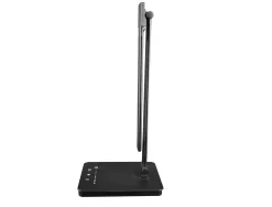 Lampe unilux novy pliable usb led tete et base rotative bras reglable coloris noir