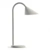 Lampe unilux sol led intégré puissance 4w bras flexible 450mm interrupteur on/off classe énergétique a+ coloris blanc