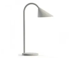 Lampe unilux sol led intégré puissance 4w bras flexible 450mm interrupteur on/off classe énergétique a+ coloris blanc