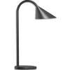 Lampe unilux sol led intégré puissance 4w bras flexible 450mm interrupteur on/off classe énergétique a+ coloris noir