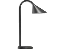 Lampe unilux sol led intégré puissance 4w bras flexible 450mm interrupteur on/off classe énergétique a+ coloris noir