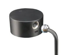 Lampe unilux sunset led boule magnetique rotative 360 coloris noir