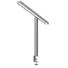 Lampe unilux zenith led bras rotatif coloris gris metal