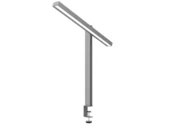 Lampe unilux zenith led bras rotatif coloris gris metal