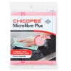 Lavette duradry microfibres plus 400x340mm coloris rouge sachet de 5 unités