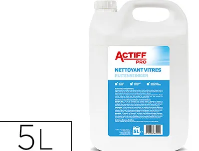 Lave-vitres coldis actiff pro nettoie dégraisse fait briller vitres surfaces modernes bidon 5l