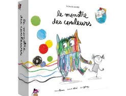 Les emotions asmodee le monstre des couleurs figurines en bois bocaux etageres jetons de 2 a 5