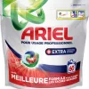Lessive ariel pods professionnelle 3 en 1 ultra détachant sachet 60 doses
