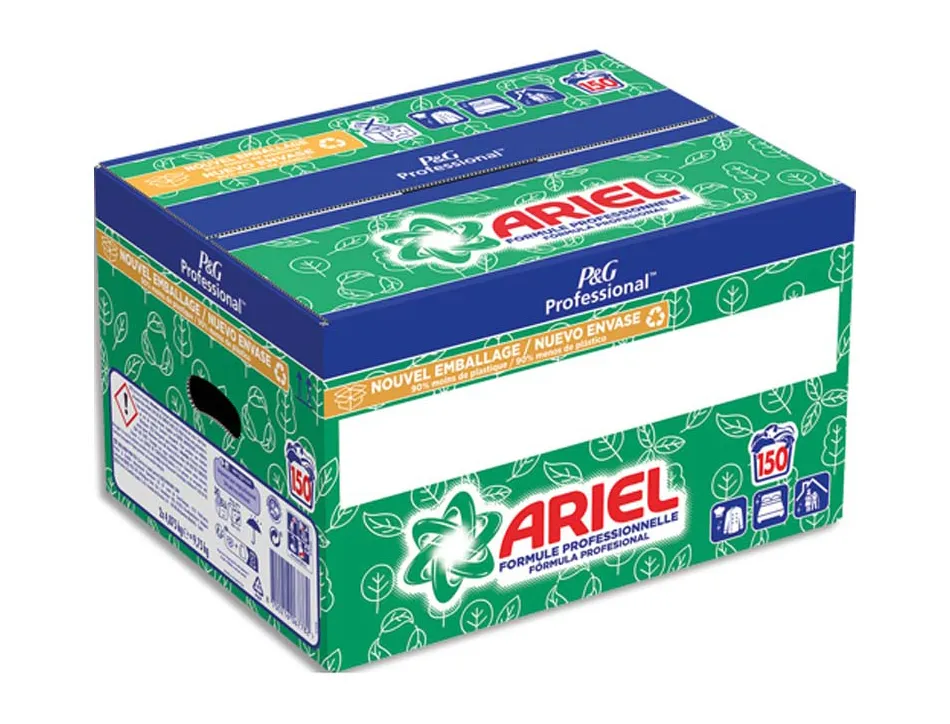 Lessive en poudre ariel complète boîte 150 doses