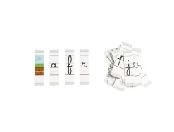 Lettres cursives lignees magnetiques grand format nathan