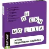 Lettres magnetiques nathan capitales