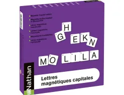 Lettres magnetiques nathan capitales