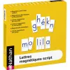 Lettres magnetiques nathan script