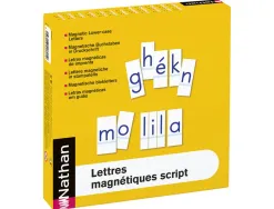 Lettres magnetiques nathan script