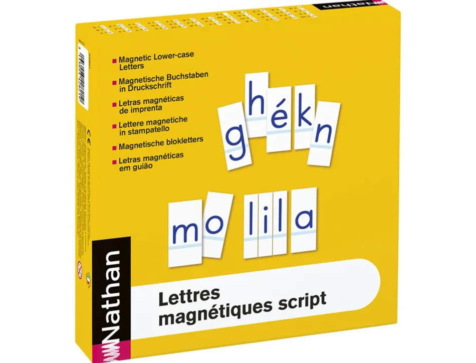 Lettres magnetiques nathan script