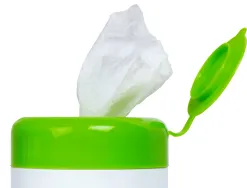 Lingette écrans q-connect biodégradable sans solvants nocifs tous écrans nouvelle génération boîte 100 unités