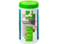 Lingette écrans q-connect biodégradable sans solvants nocifs tous écrans nouvelle génération boîte 100 unités