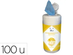 Lingette desinfectante techline sans rincage surfaces alimentaires boite 100 unites