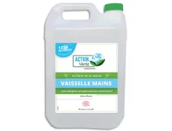 Liquide vaisselle action verte formule professionnelle ecolabel 0% parfum bidon 5 l