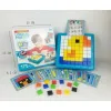 Logical mosaic lap assemblement d images 1 boite de 8 compartiments 1 socle mosaique 175 elements 20