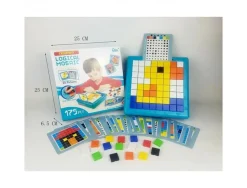 Logical mosaic lap assemblement d images 1 boite de 8 compartiments 1 socle mosaique 175 elements 20