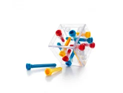 Logique reflexion smart criss cross cube jeu de reflexion en 3d 80 defis 13 boulons a placer 1 joueur