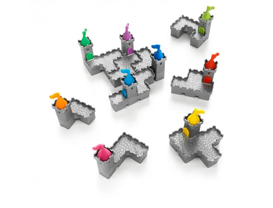 Logique reflexion smart chateau formes empilation des niveaux 80 defis 9 pieces chateau 3d 1 joueur