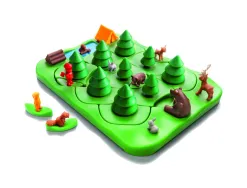 Logique reflexion smart parc ours en foret 80 defs evolutifs 1 plateau de jeu 9 tuiles sapin 6 figurines 1