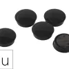 Lot aimants carpentras ronds noir diametre de 27mm 5 unites