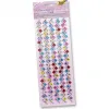 Lot bordures strass folia adhesive 25 cm 5 unites coloris et formes assorties