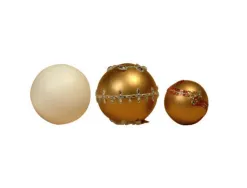 Lot boules graine creative styropor 100mm 5 unites