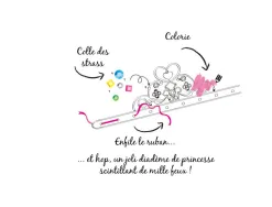 Lot couronnes papier graine creative 6 unites coloris noires et blanches
