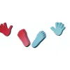 Lot d empreintes de jeux pieds et mains henbea en polypropylene 20 unites coloris assortis