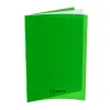 Lot de 10 cahiers cambridge polypro vert indechirable et lavable papier velin extra 24x32 cm piqure 80g seyes 80g