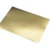 Lot de 10 feuilles cartonées metallisee 500x650mm 225g coloris or
