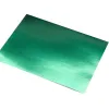 Lot de 10 feuilles cartonnées metallisee 500x650mm 225g coloris vert