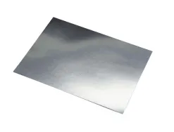Lot de 10 feuilles cartonnées metallisee 500x650mm 225g coloris argent