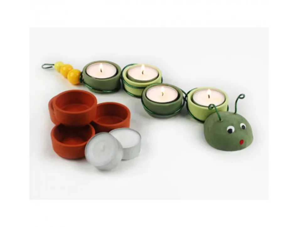 Lot de bougies chauffe-plat culture club avec socle metal 10 unites