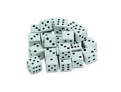 Lot de des arete 12mm clulture club 25 unites