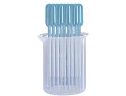 Lot de pipettes cleopatre goutte a goutte avec becher gradue gratuit 10 pipettes et 1 becher